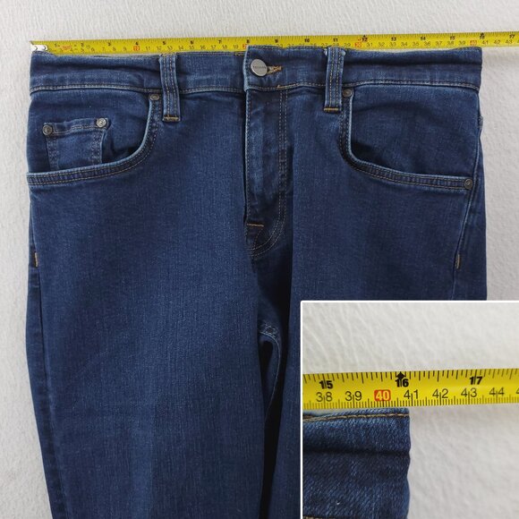 Tecovas Jeans Slim Stretch Straight Leg Denim Men's "33x30" Actual 32x31 - Picture 5 of 10
